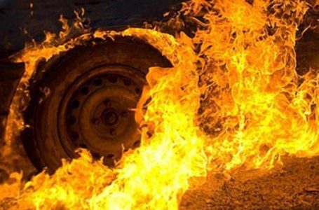 На Тернопільщині під час руху загорівся автомобіль
