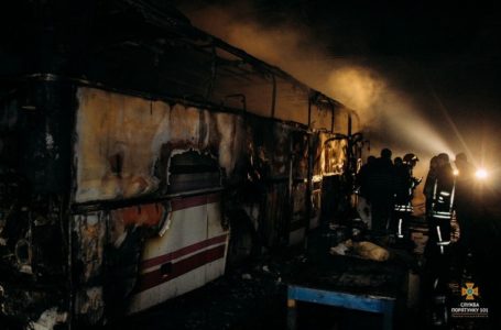 На Тернопільщині горіли чотири пасажирські автобуси