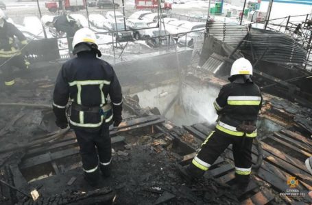 На Микулинецькій горіла станція техобслуговування