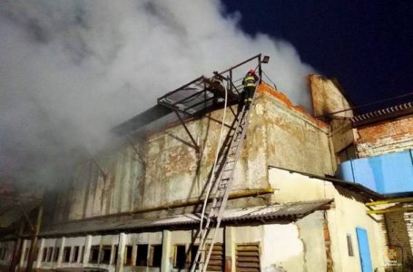 У Борщові горить зерносушкарка з 30 тонами кукурудзи