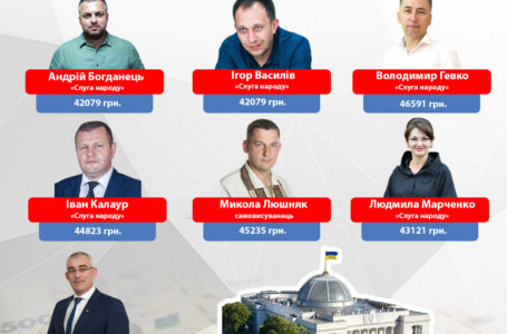 Скільки за місяць заробили тернопільські нардепи (ІНФОГРАФІКА)