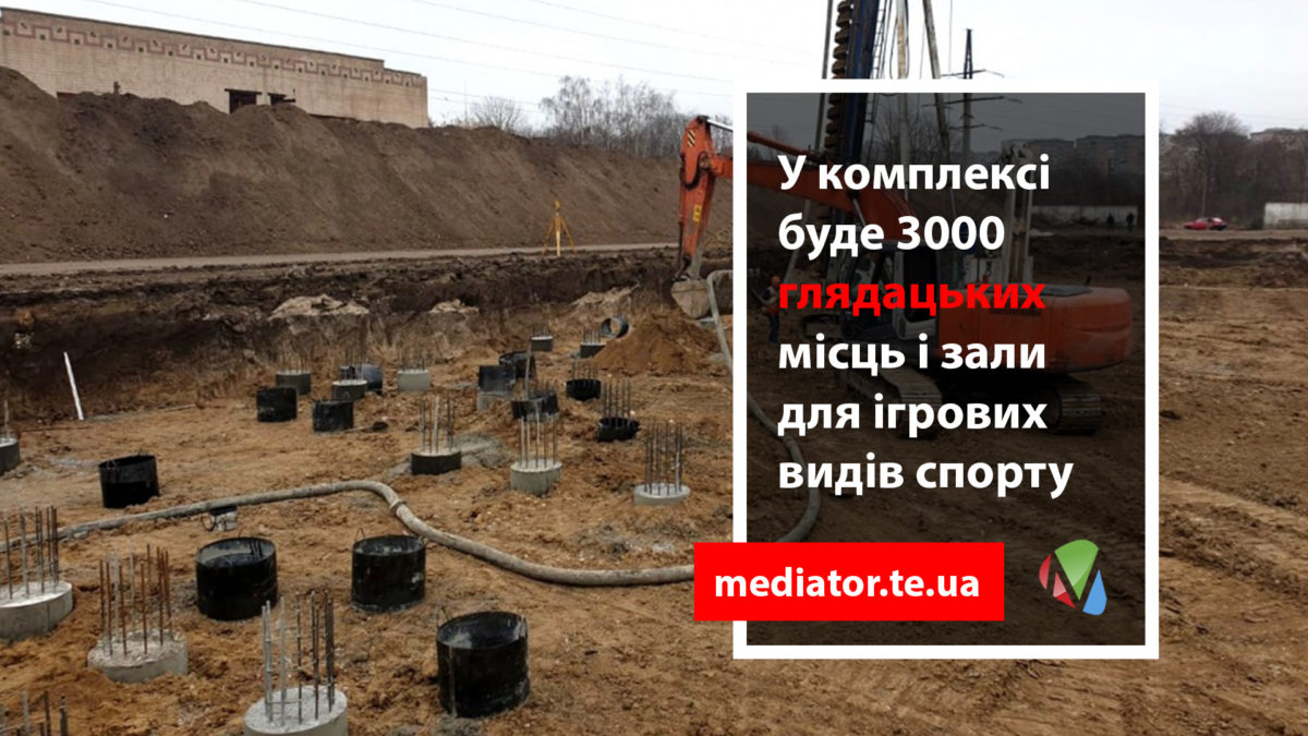 Замість стадіону «Текстерно» в Тернополі будують «Палац Спорту» за 300 мільйонів (Фото)
