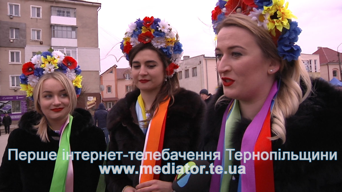 П’ять тисяч тернополян і хмельничан під єдиним стягом (Відео)